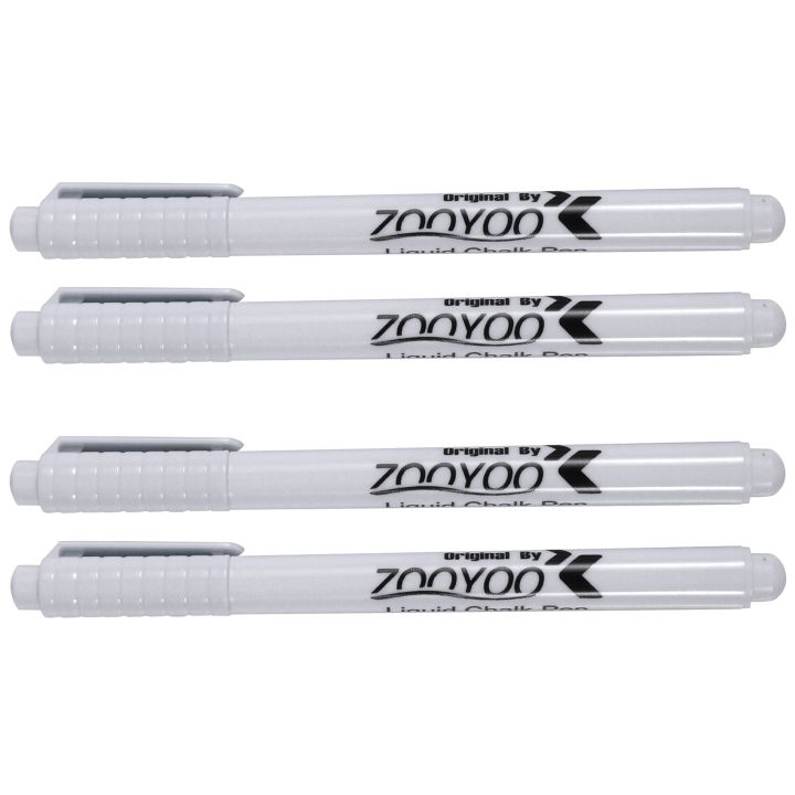 4PC Liquid Chalk Pen Marker for Glass Chalkboard Blackboard White