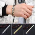 Health Care Stainless Steel Acupoint Massage Hematite Energy Healing Magnetic Therapy Bracelet Detachable Bangle. 