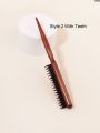 LutingNew Yikaohuang1 piece of wooden mouse tail comb tear comb for hair segmentation for edge control, combing back, smoothing, and fluffiness Profesional. 