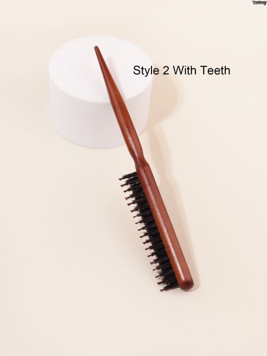 LutingNew%20Yikaohuang1%20piece%20of%20wooden%20mouse%20tail%20comb%20tear%20comb%20for%20hair%20segmentation%20for%20edge%20control,%20combing%20back,%20smoothing,%20and%20fluffiness%20Profesional%20-%20Image%202