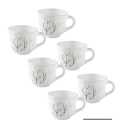 Tea Cup Set Tulip 6 pcs. 