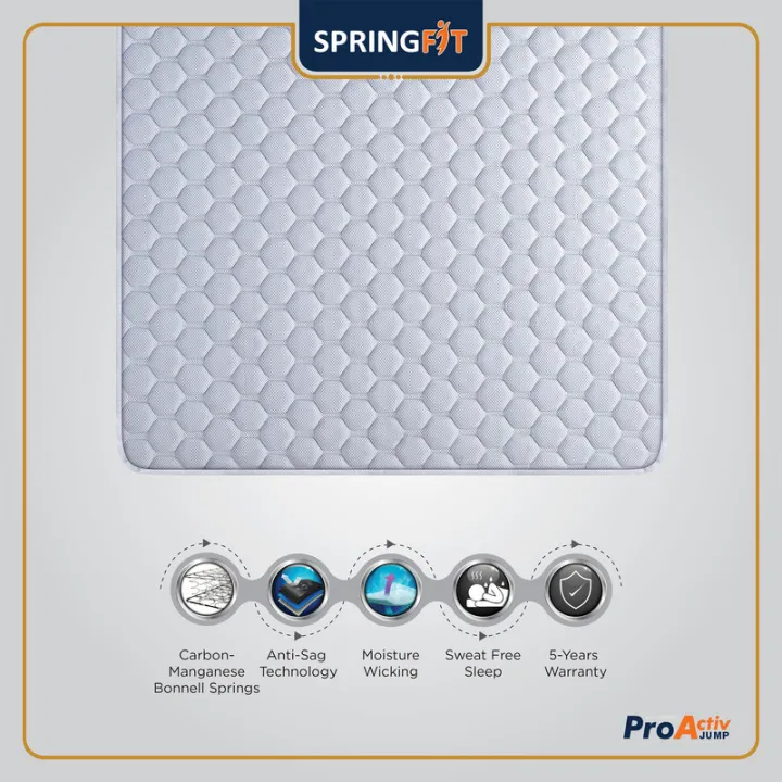 Springfit%20Pro%20Activ%20Jump%208%20Layered%20Pillow%20Top%20Model%20Medium%20Soft%20Hotel%20Comfort%20Premium%20Bed%20Mattresses%208%20Inch-%20Single%20Size%20Bed%20(%2078X36X8%20Inch,%20198X91Cm,%206.5X3%20Foot%20Bonnell%20Spring%20Mattress)%20-%20Image%203