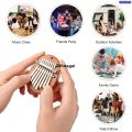 Difutagui Mini Kalimba 8 Key Thumb Piano 1 Pack Water Drop StylSpecial Fifty percent discount e Cute Instrument Portable Exquisite Gift Set for Kids. 