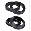NAMUNY 2 set Motorcycle Front Fork Oil Seal and Dust Seal for CB-1 CB1 CB400 CBR400 CB750 HORNET 250 CB 400 750. 
