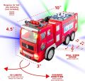 Rotation Electric Fire Truck Vehicle Toy with Flash Music and LED. 