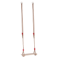 Wooden Hanging Swings Seat with Length Adjustable Rope Swing Seat Replacement Swing Set Accessories. 