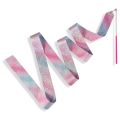 Sparkling Dance Ribbon, 78.7 Inch Long Rhythmic Ribbons Wand , 4 Pieces Dancing Ribbon Streamer. 