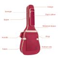 41/40 Inch Acoustic Guitar Bag,10mm Thickened Sponge Dual Adjustable Shoulder Strap Acoustic Guitar Bag. 