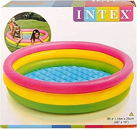 Intex%20Sunset%20Glow%20Soft%20Inflatable%20Colorful%20Swimming%20Pool%2045"%20X%2010"%20-%20Image%202