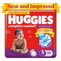 Huggies Wonder Pants (S) 56 pcs Size (4-8 Kgs) Baby Diaper Pants| Complete Comfort India's Fastest Absorbing Diaper with upto 4x faster absorption. 