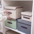 Storage Boxes Household Clothes Storage Box,Portable Foldable Storage Box,Book Storage Box,Pack of 2 pices. 