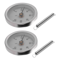 2X -W50A Thermometer Hot Water Pipe Thermometer Bimetal Stainless Steel Pipe Clip-on Temperature Gauge. 