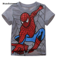 Huadunwen 【2025 Version】 Kingstar123 Kids Boys Tops Spider man T-shirt Clothes Short Sleeve Casual Cotton Tee Summer. 