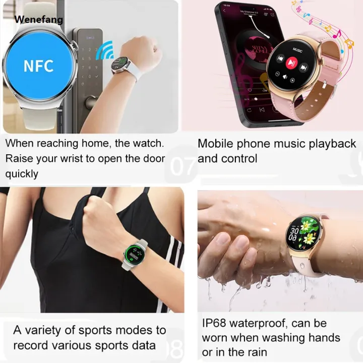 Wenefang%202025%20New%20For%20Huawei%20IOS%20GPS%20Track%20Smart%20Watch%20Women%20AMOLED%20HD%20Screen%20Fashion%20Heart%20Rate%20Blood%20Sugar%20NFC%20Bluetooth%20Call%20Lady%20Smartwatches%20-%20Image%204