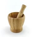 Khal Wooden( Mortar & Pestle) For Grinding kitchen Dried And Fried Grains (Seeds) Like Tori , Til; For Pickles Mix,Spices And Herbs. 