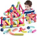 90PCS Magnetic Building Block Toys for Kids, Educational Magnetic Sticks and Balls, Learning Toys. 