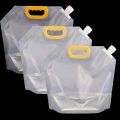1.5L Transparent Grains Storage Bag Rice Moisture Proof Sealed Packaging Bag. 