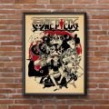 Wall Aesthetics Decorative Mural Picture Home Art Poster Print Painting One Piece Luffy Vintage Cartoon Canvas Japanese Anime Wanted. 