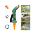 Black/Green Plastic Water Spray Gun Nozzle For Gardening. 
