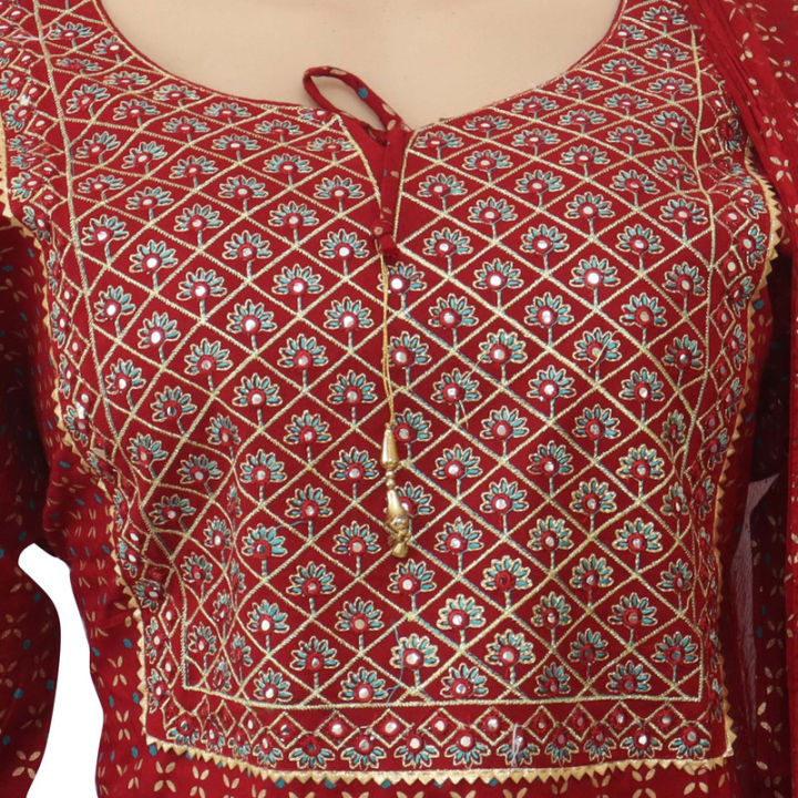 Red%20Flower%20Design%20Kurthi%20Set%20For%20Women%20-%20Image%203