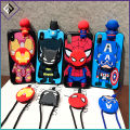 Spider Man Casing itel Vision 1 1 Plus 1 Pro 2 Cartoon Batman Phone Case itel Vision 2 Plus 2S 3 5 5 Plus Iron Man Captain Marvel The Avenger Superhero Silicone Cover with Bracket Holder Lanyard. 