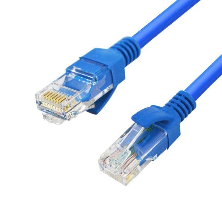 5m CAT5 RJ45 Ethernet Network Internet Patch Cable Lan Blue Cable M / M for WiFi Networks Router