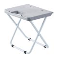 Portable Folding Stool Compact Chair Steel Frame Legs, Outdoor Travel, Beach, Fishing, BBQ, Etc. 
