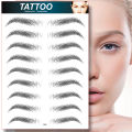 New style 【Beauty Code】4D Hair Like Black/Brown Color Eyebrows Long Waterproof Tattoo Sticker for Eyebrow Cosmetics Makeup Tool. 