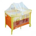 Farlin  Multicolor Play Pan/ Cot With Net,Bassinet Toy Frame, Stand For Babies. 