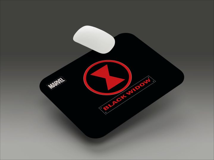 Marvel%20Black%20Widow%20Printed%20Mouse%20Pad%20%E2%80%93%20Black%20&%20Red%20Computer%20Desk%20Printed%20Mouse%20Pad%20-%20Image%203