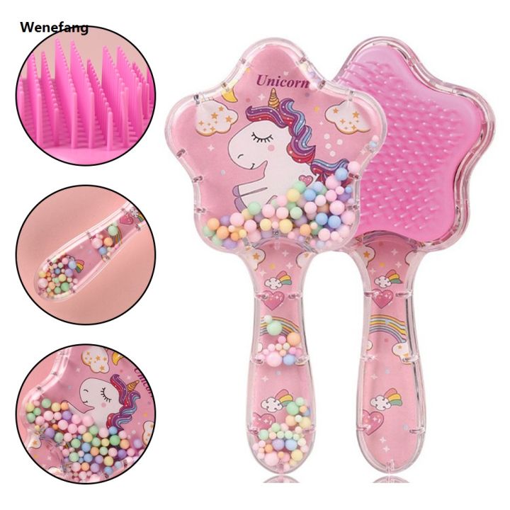 Wenefang%20Korean%20Style%20Cute%20Sand%20Glitter%20Comb%20%E2%80%93%20Anti-Static%20Massage%20Luxury%20Hair%20Brush%20with%20Air%20Cushion%20for%20Kids%20Students%20-%20Image%203