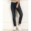 LEVI'S 711 Slim Mid Rise Dark Blue Jeans For Women 32971-0050. 