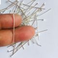 Head Pins Silver Colored 3 CM For DIY Crafts & Jewelry Making. 50 Grams. 