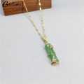 Hetian Jade Necklace Non Tarnish Fashion Women Accessories Jewelry. 