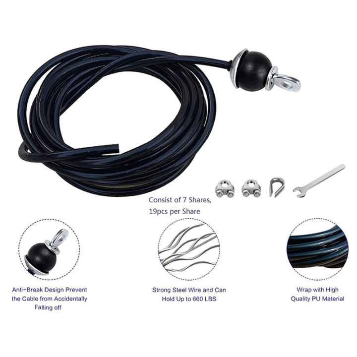 OUMERY%202pcs%20400cm%20Home%20Gym%20Fitness%20LAT%20Pulldown%20Cable%20Replacement,%20Adjustable%20Length%20for%20Pulley%20System%20Cable%20Machine%20-%20Image%206