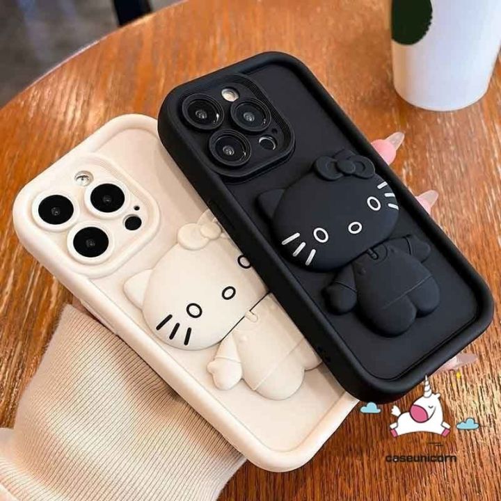 Cute%203D%20Doll%20Hello%20Kitty%20Fashion%20Flip%20Bracket%20Makeup%20Mirror%20Case%20Compatible%20for%20IPhone%2016%2011%2013%2014%2012%2015%20Pro%20Max%207Plus%206%2015%206S%208%207%20Plus%20XR%20X%20XS%20Max%20SE%202020%20Cartoon%20Cat%20Angel%20Eye%20Cover%20-%20Image%205