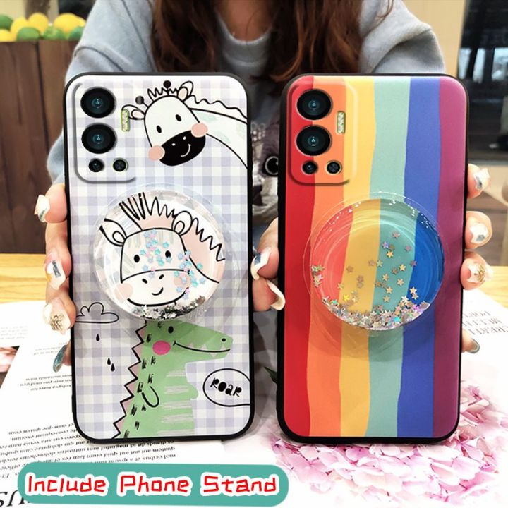 protective%20Back%20Cover%20Phone%20Case%20For%20Infinix%20Hot12/X6817%20Simplicity%20cute%20Glitter%20Rotatable%20stand%20Fashion%20Design%20TPU%20-%20Image%207