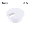 35/50mm Tidy Organizer Cable Clamp Office Computer Grommet Line Box Desk Table Cable Fastener Wire Hole Cover. 