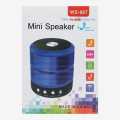 Mini Bluetooth Speaker WS 887 TF USB FM AUX. 