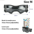 Renyuanfenyi Small and medium dog goggles protective eyepieces adjustable pet Fashion dog sunglasses UV sunglasses windproof sunglasses suitable color. 