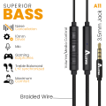 Alewa A11 Gaming Earphone | L+R Synchronized | Super Bass | Braided Strong Wire | Volume Control. 