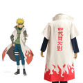 Qubix Anime Naruto Cosplay Cloaks Hokage Namikaze Minato Uniform Kakashi Capes Costume. 