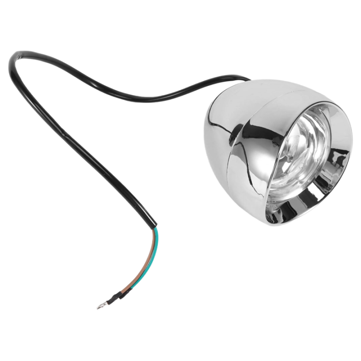 4″ Motorcycle Bike Chrome Headlight Spot Fog Lamp Bulb For Chopper ...