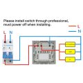 ARELENE 5X Hotel Switch Delayed Off Energy-Saving Induction Card Three-Wire Induction 40A Low Frequency 220V. 