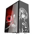 Anime Removable Waterproof Sticker ATX Gaming PC Case Stickers Mid Tower Computer Decorative Decal. 