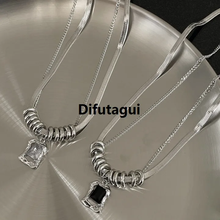 Difutagui%20Punk%20Hip%20Hop%20Double%20Layer%20Square%20Zircon%20Pendant%20Necklace%20For%20Luxury%20Women%20Men%20Vintage%20Gothic%20Sweater%20Necklace%20Y2K%20Jewelry%20Party%20-%20Image%206