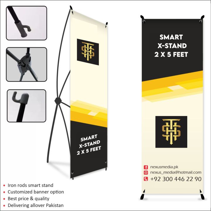 Bizzy%20X%20stand%20banner%20Flex%20Standee%20-%20Display%20Stand%202x5%20feet%20for%20Marketing%20Promotions%20-%20Flex%20Standee%20-%20X%20Display%20Stand%20without%20PanaFlex%20-%20Image%204