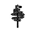 NEW bedroom wonderland sleepwalking alice road signs wall stickers decoration tea party gifts rabbit hole vinyl stickers bedroom quote kids room decoration. 