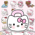 100PCS Sanrio Series Hello Kitty Stickers Cute Multi-purpose DIY Stickers Waterproof Decorative Refrigerator Computer StickerNIUMAO. 