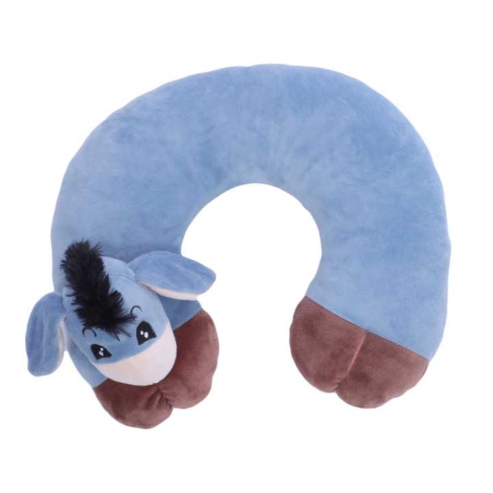 Sky Blue Color Travel Pillow Memory Foam Neck Mate